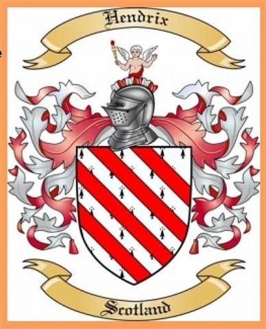 Hendrix Family Coat of Arms Hendrix Family Coat of Arms